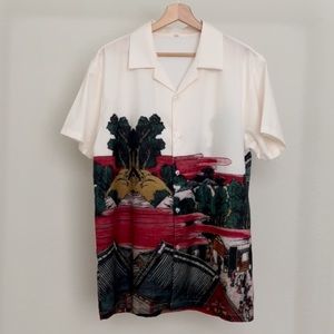 artsy button up